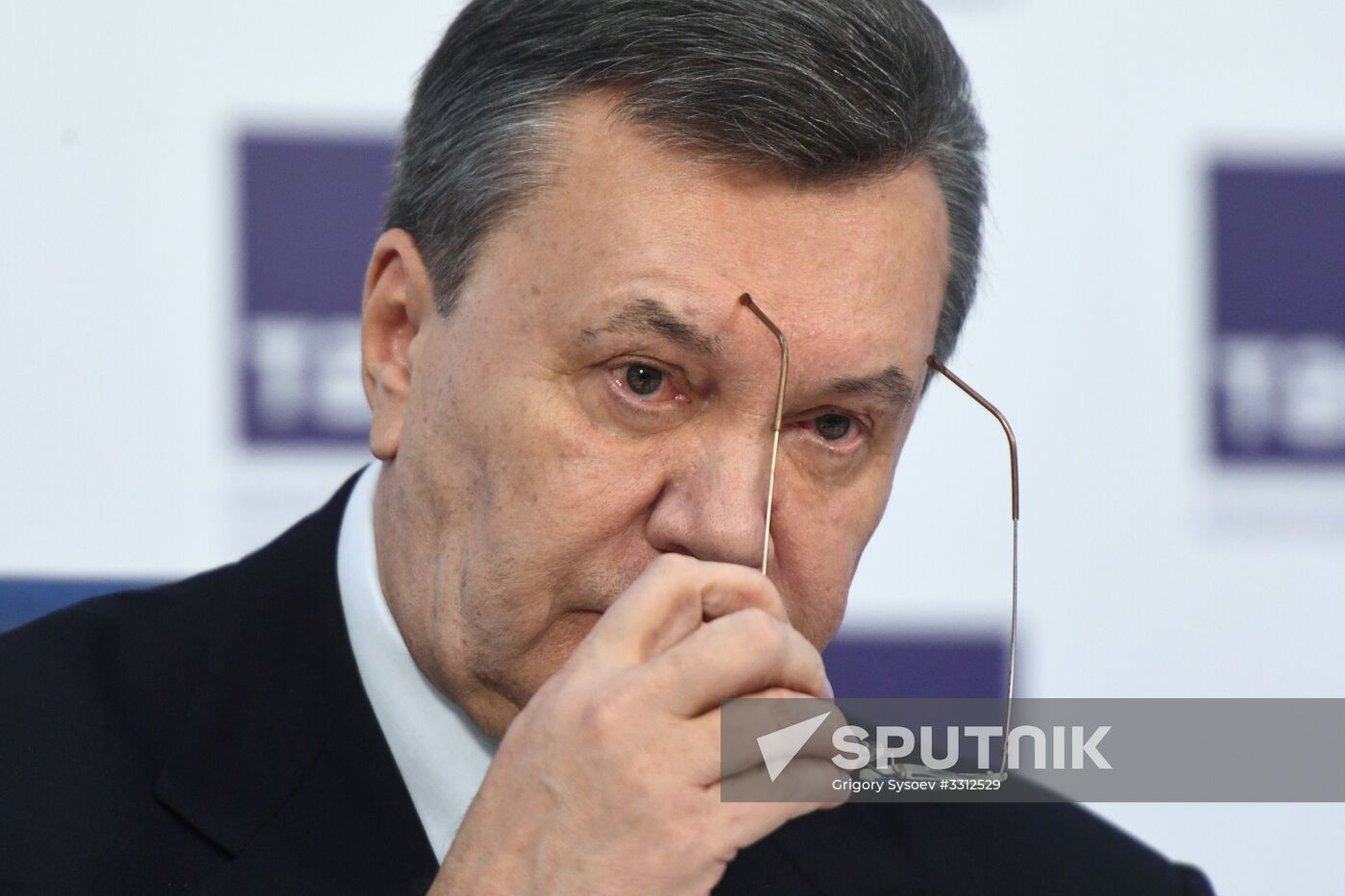 News conference of Viktor Yanukovych
