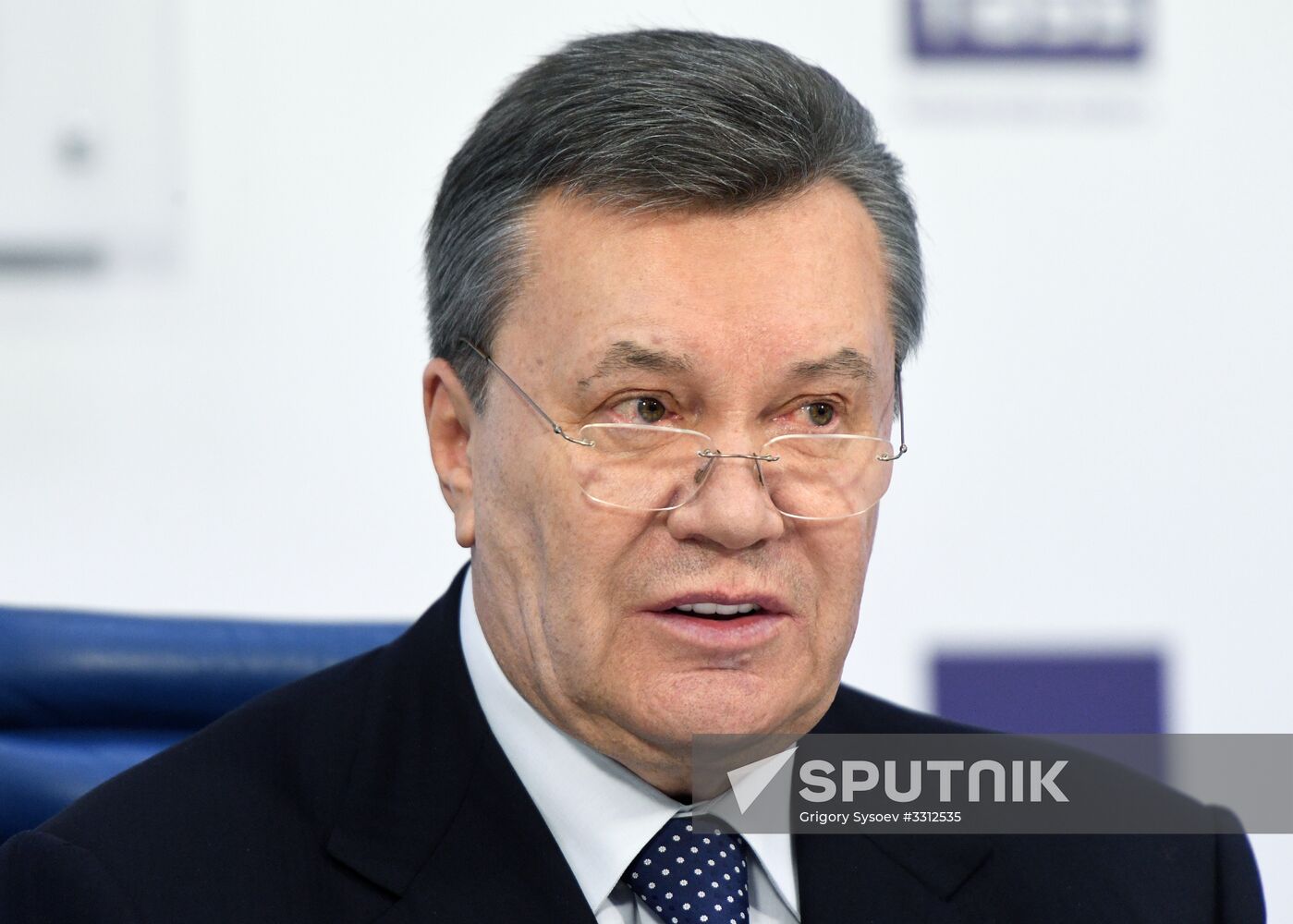 News conference of Viktor Yanukovych