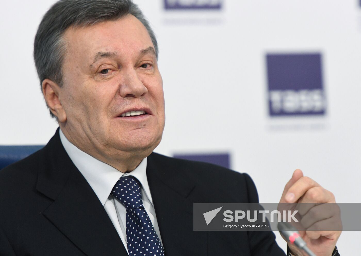 News conference of Viktor Yanukovych