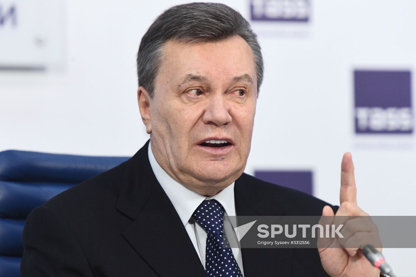 News conference of Viktor Yanukovych