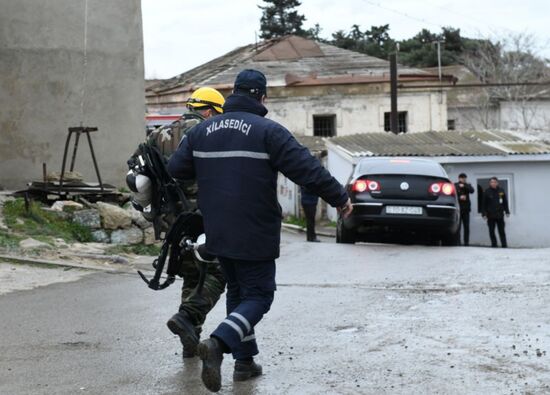 Fire at drug abuse clinic in Baku