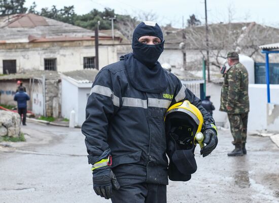 Fire at drug abuse clinic in Baku