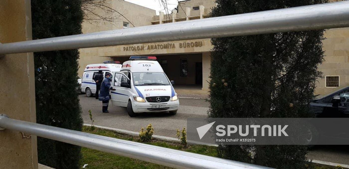 Fire at drug abuse clinic in Baku