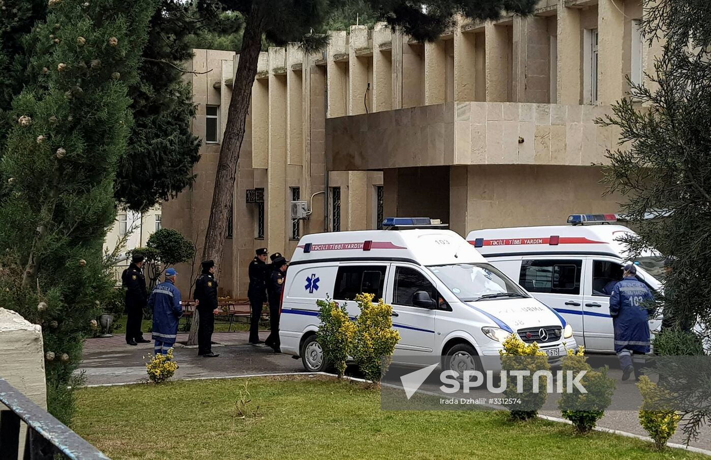 Fire at drug abuse clinic in Baku