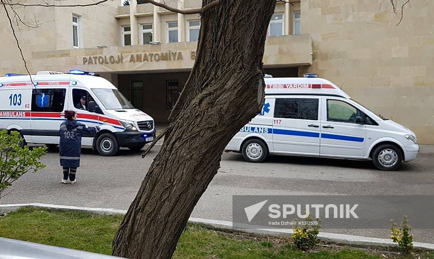 Fire at drug abuse clinic in Baku