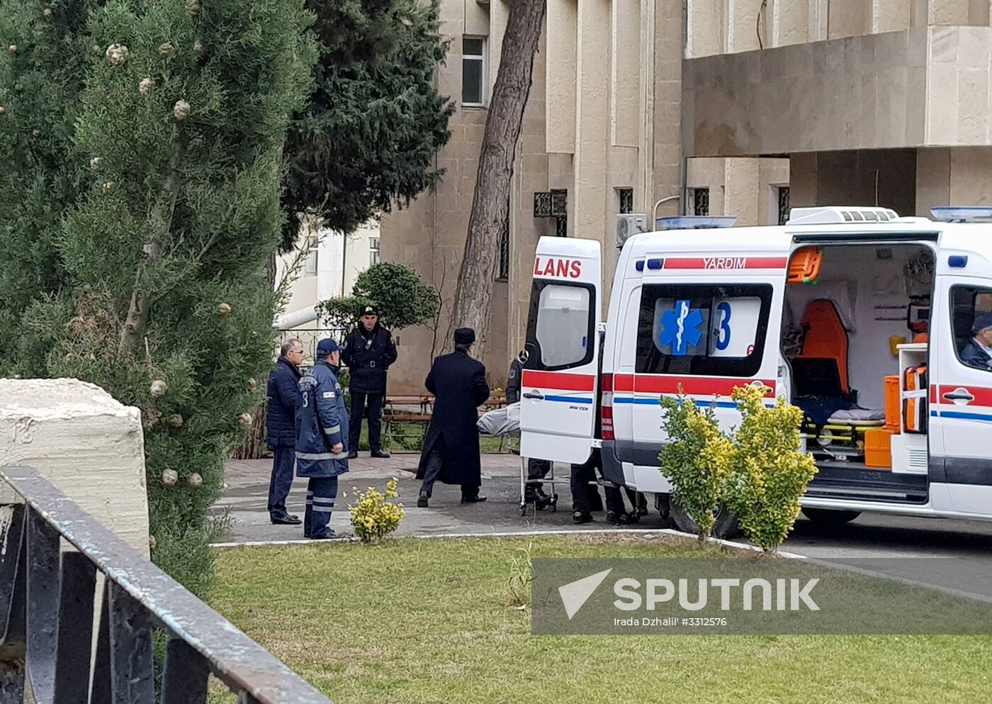 Fire at drug abuse clinic in Baku