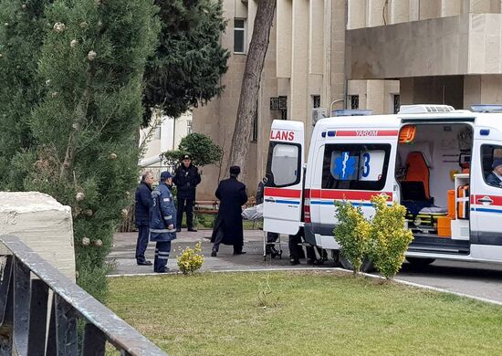 Fire at drug abuse clinic in Baku