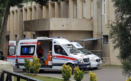 Fire at drug abuse clinic in Baku