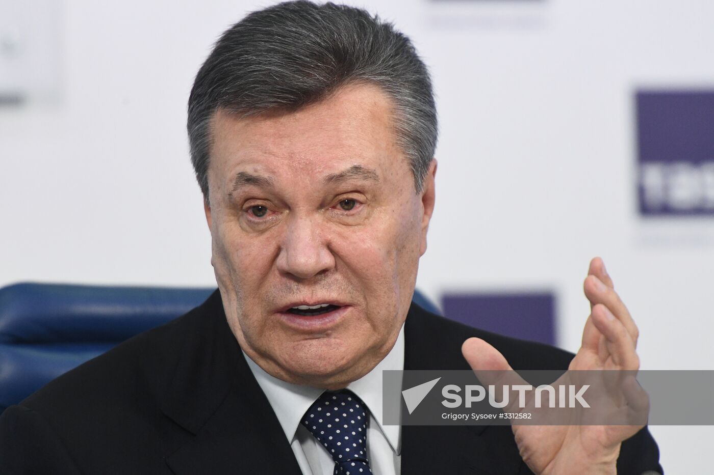 News conference of Viktor Yanukovych