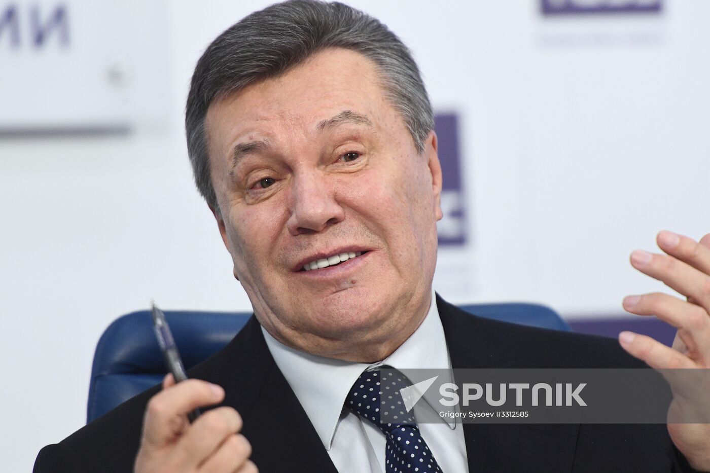 News conference of Viktor Yanukovych