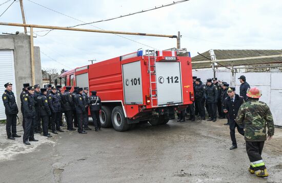 Fire at drug abuse clinic in Baku
