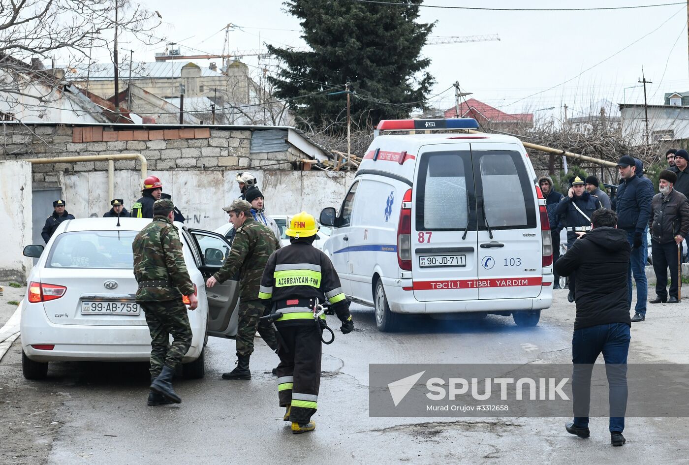 Fire at drug abuse clinic in Baku