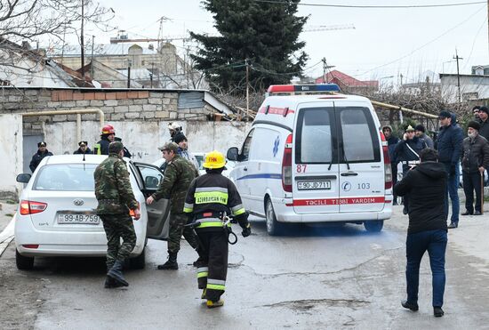 Fire at drug abuse clinic in Baku