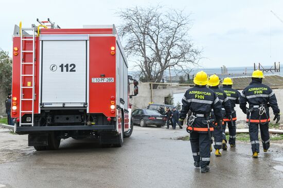 Fire at drug abuse clinic in Baku