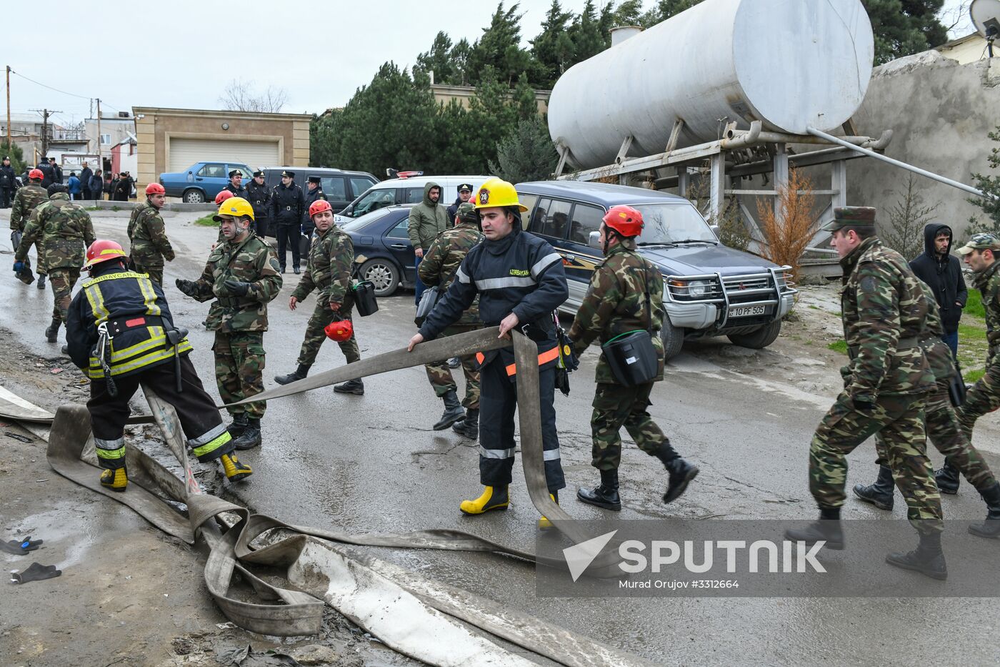Fire at drug abuse clinic in Baku