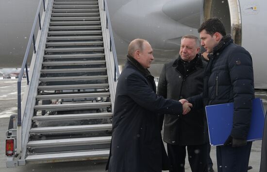 Russian President Vladimir Putin's work trip to Kaliningrad Region