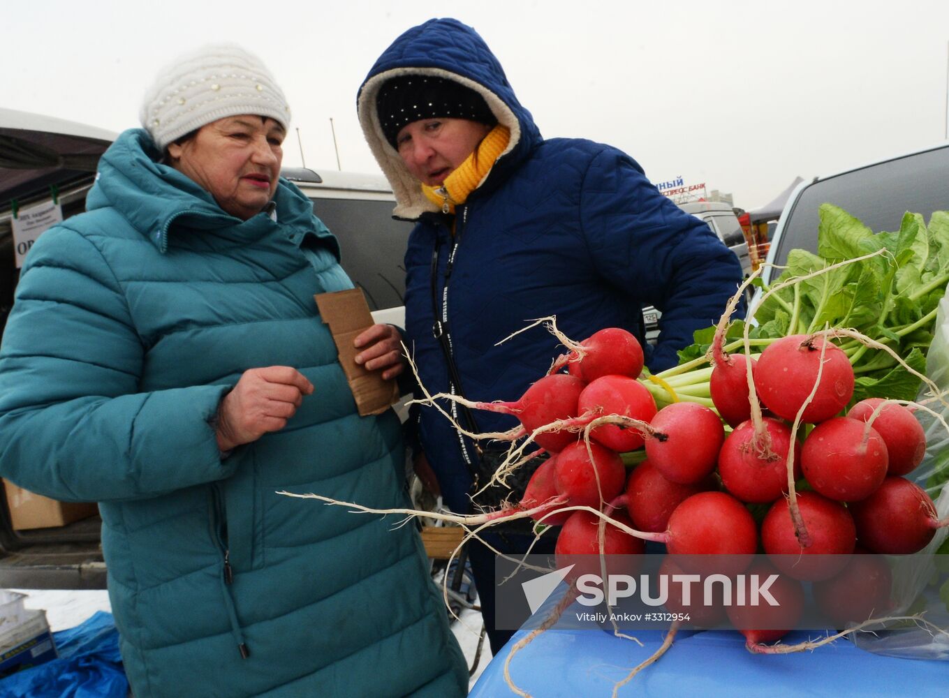 Food market in Vladivostok