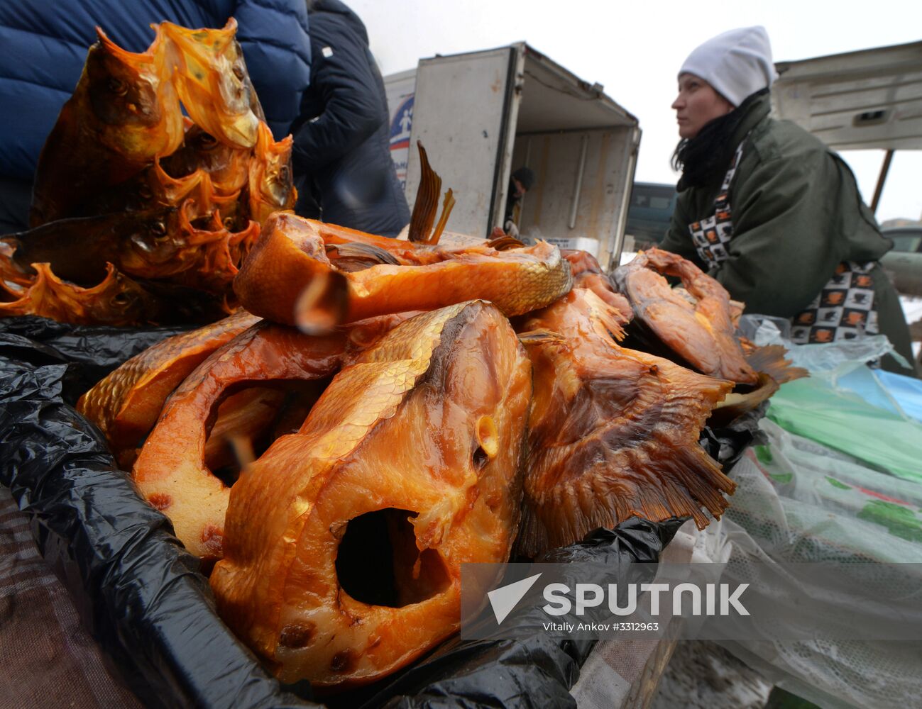 Food market in Vladivostok