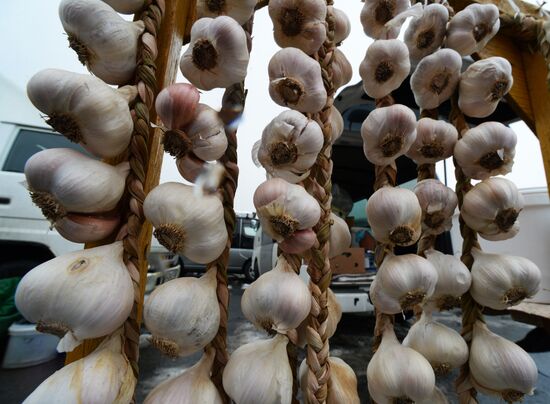 Food market in Vladivostok