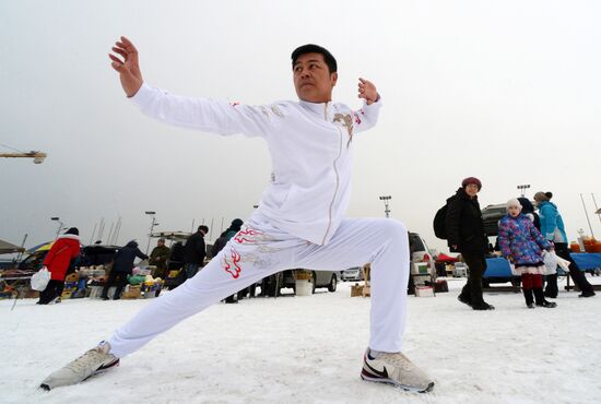 Food market in Vladivostok