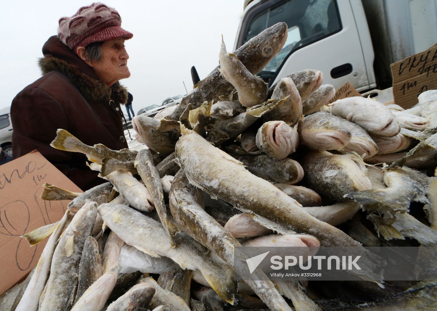 Food market in Vladivostok