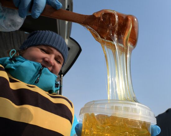 Food market in Vladivostok