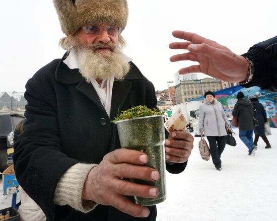 Food market in Vladivostok