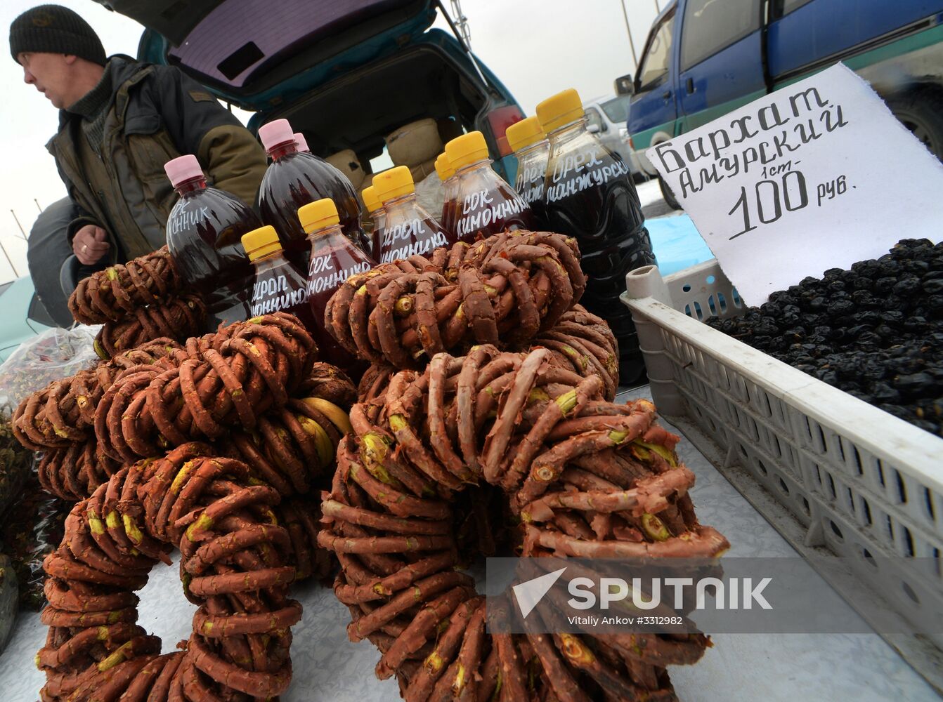 Food market in Vladivostok