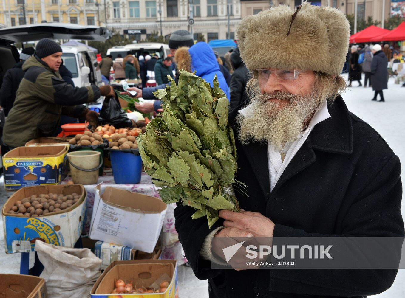 Food market in Vladivostok