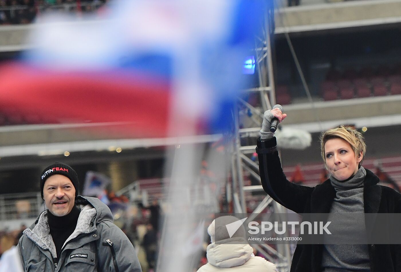 Rally in support of Vladimir Putin for president