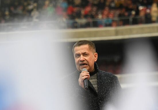 Rally in support of Vladimir Putin for president