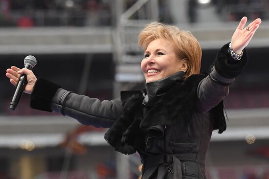 Rally in support of Vladimir Putin for president