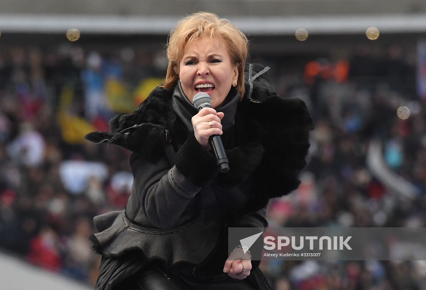 Rally in support of Vladimir Putin for president