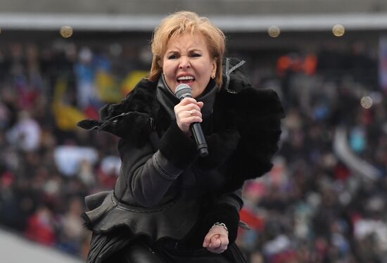 Rally in support of Vladimir Putin for president