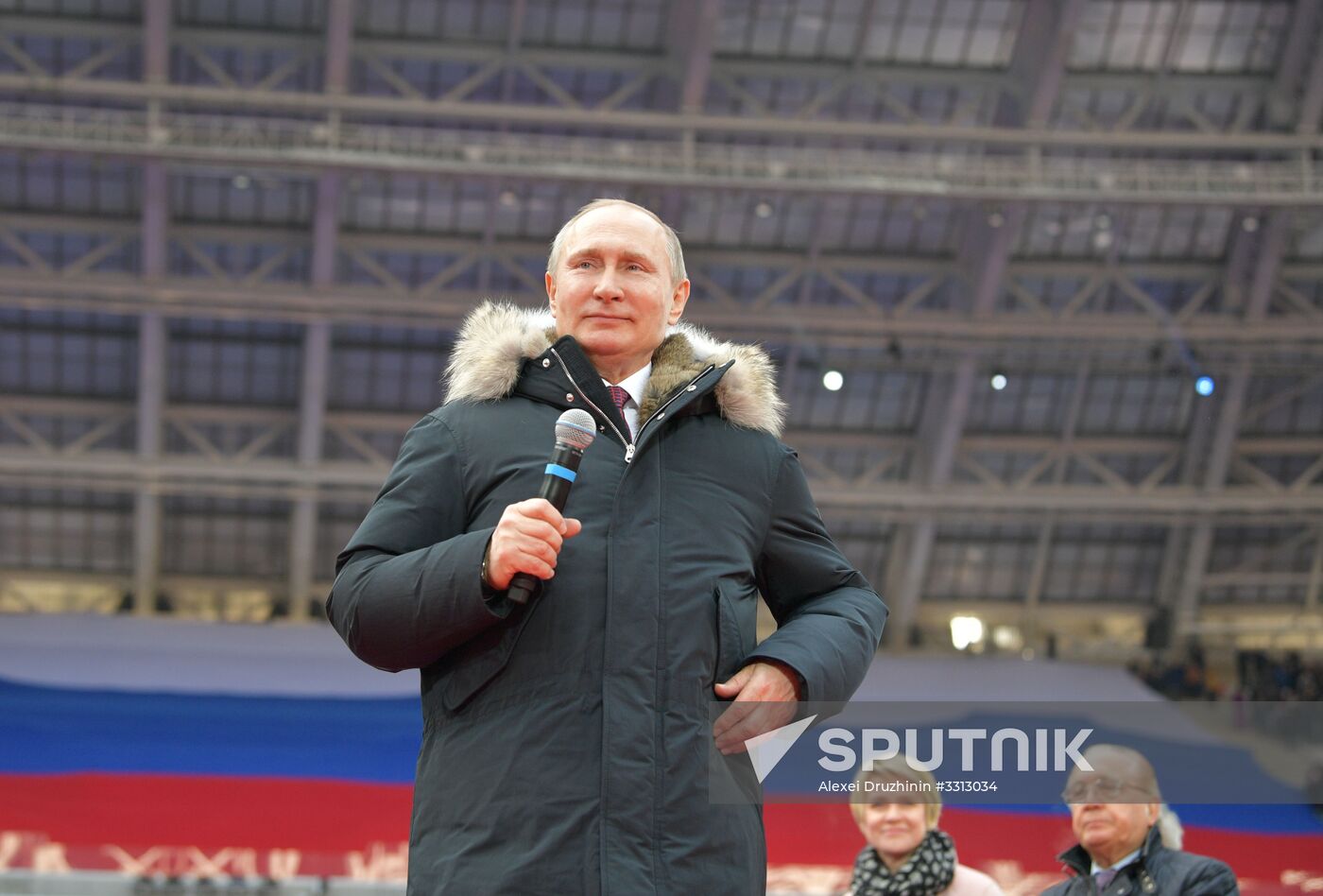 Rally in support of Vladimir Putin for president