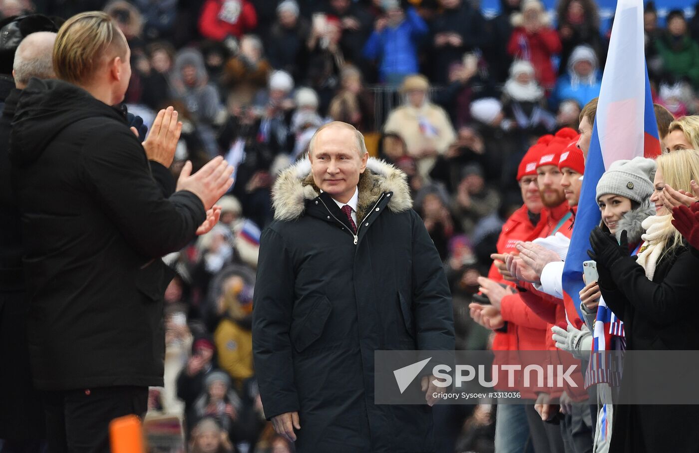 Rally in support of Vladimir Putin for president