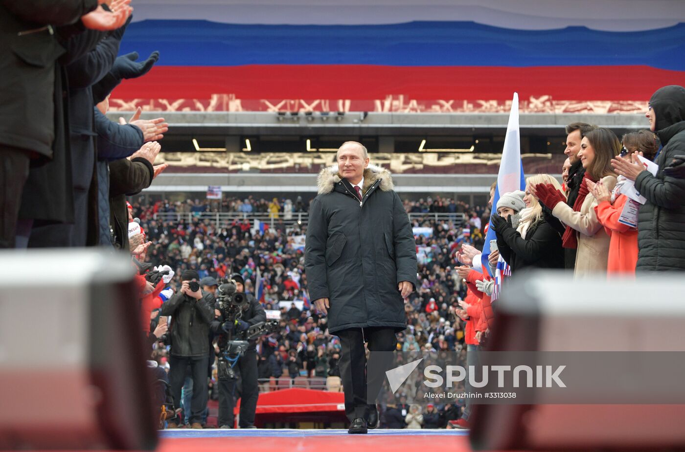 Rally in support of Vladimir Putin for president