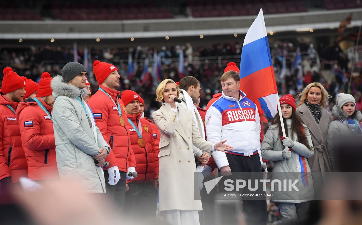 Rally in support of Vladimir Putin for president