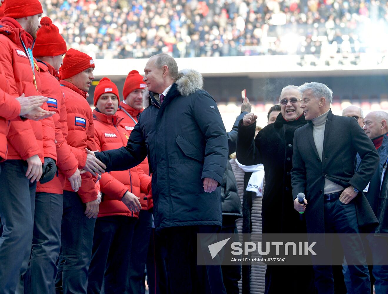 Rally in support of Vladimir Putin for president