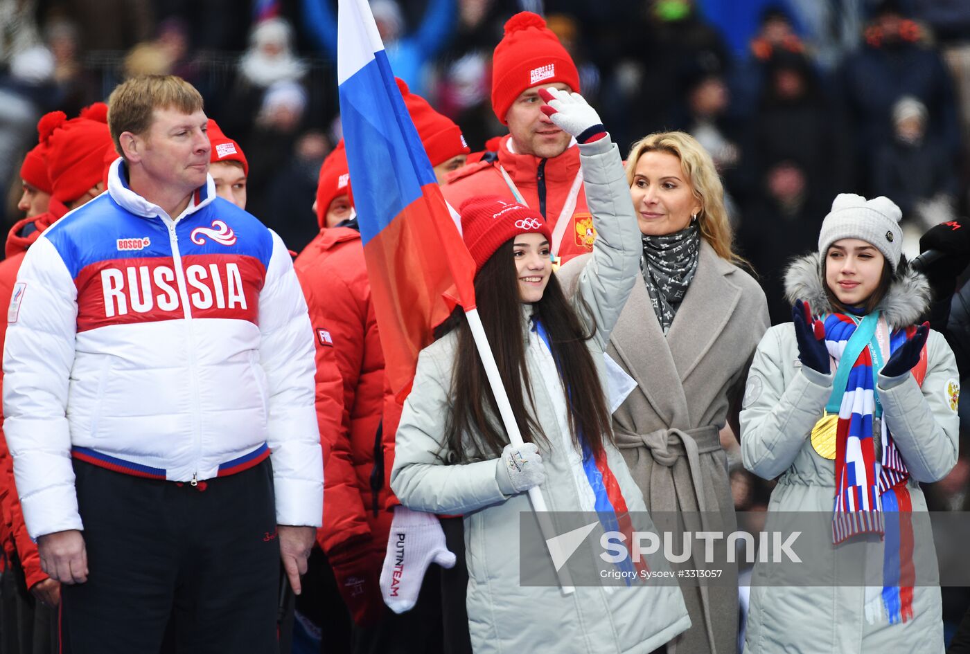 Rally in support of Vladimir Putin for president