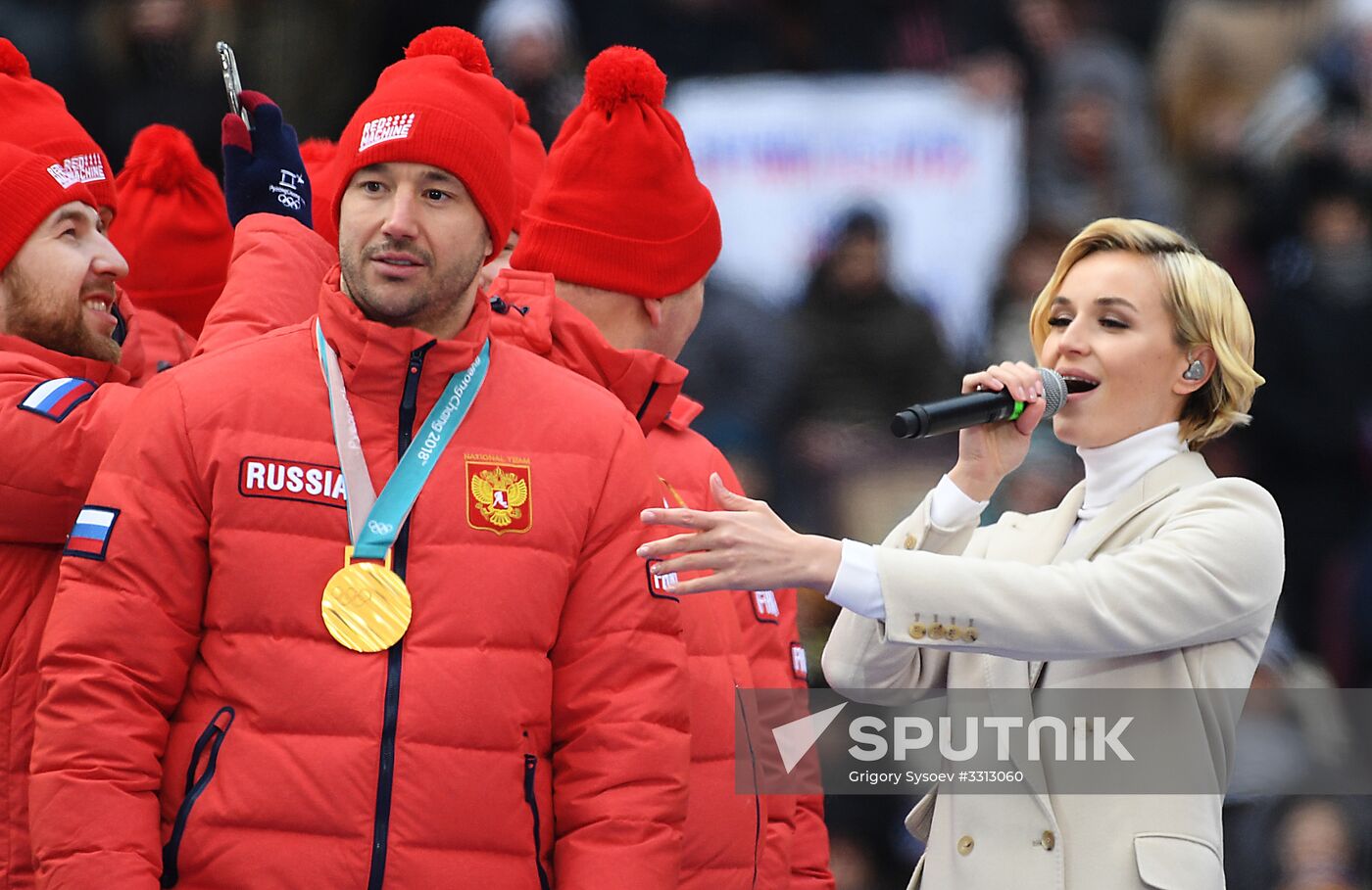 Rally in support of Vladimir Putin for president