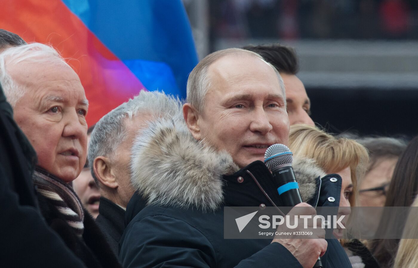 Rally in support of Vladimir Putin for president