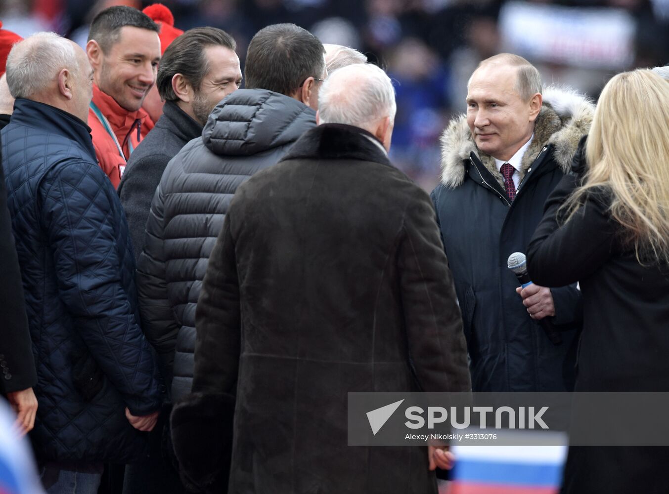 Rally in support of Vladimir Putin for president