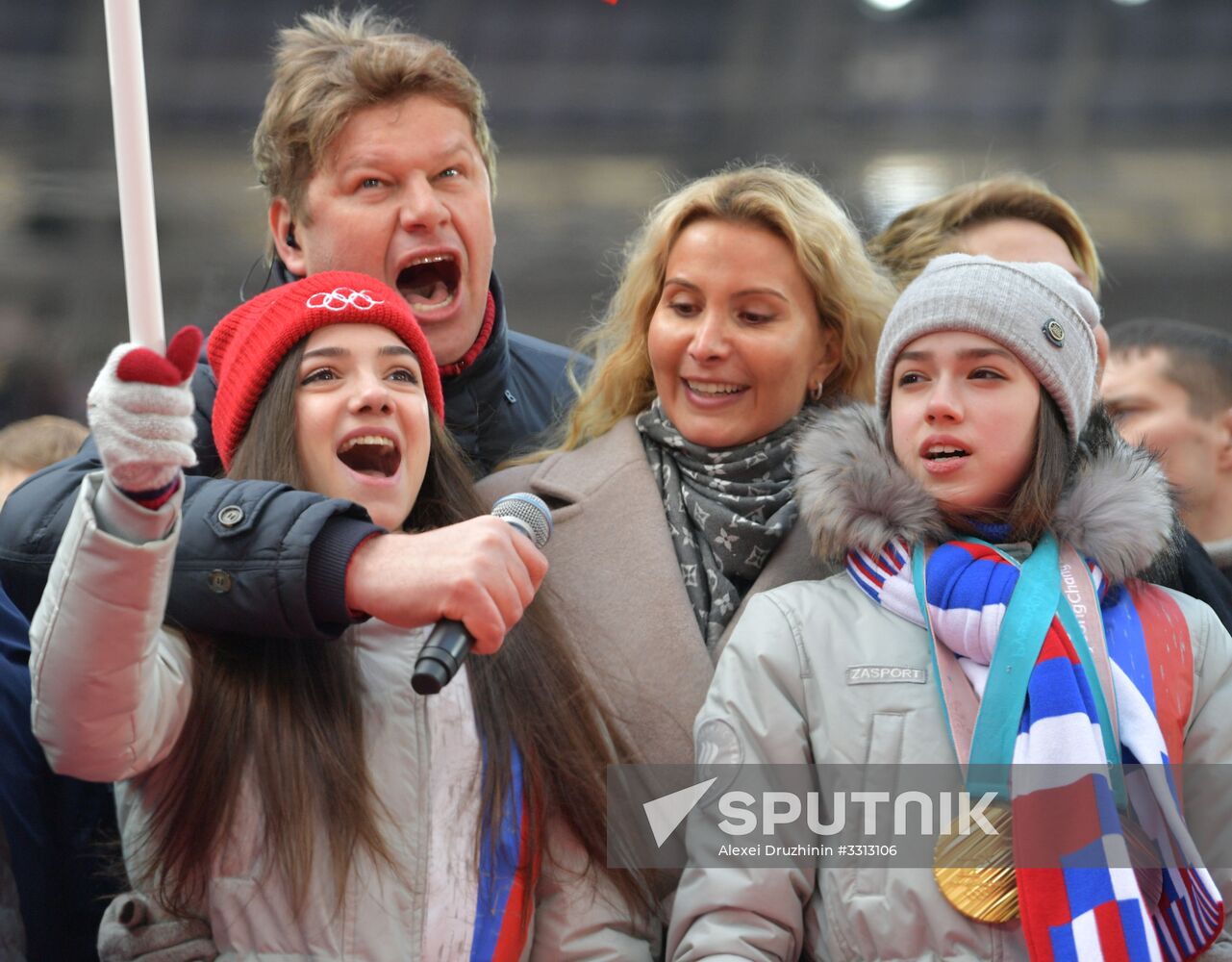 Rally in support of Vladimir Putin for president