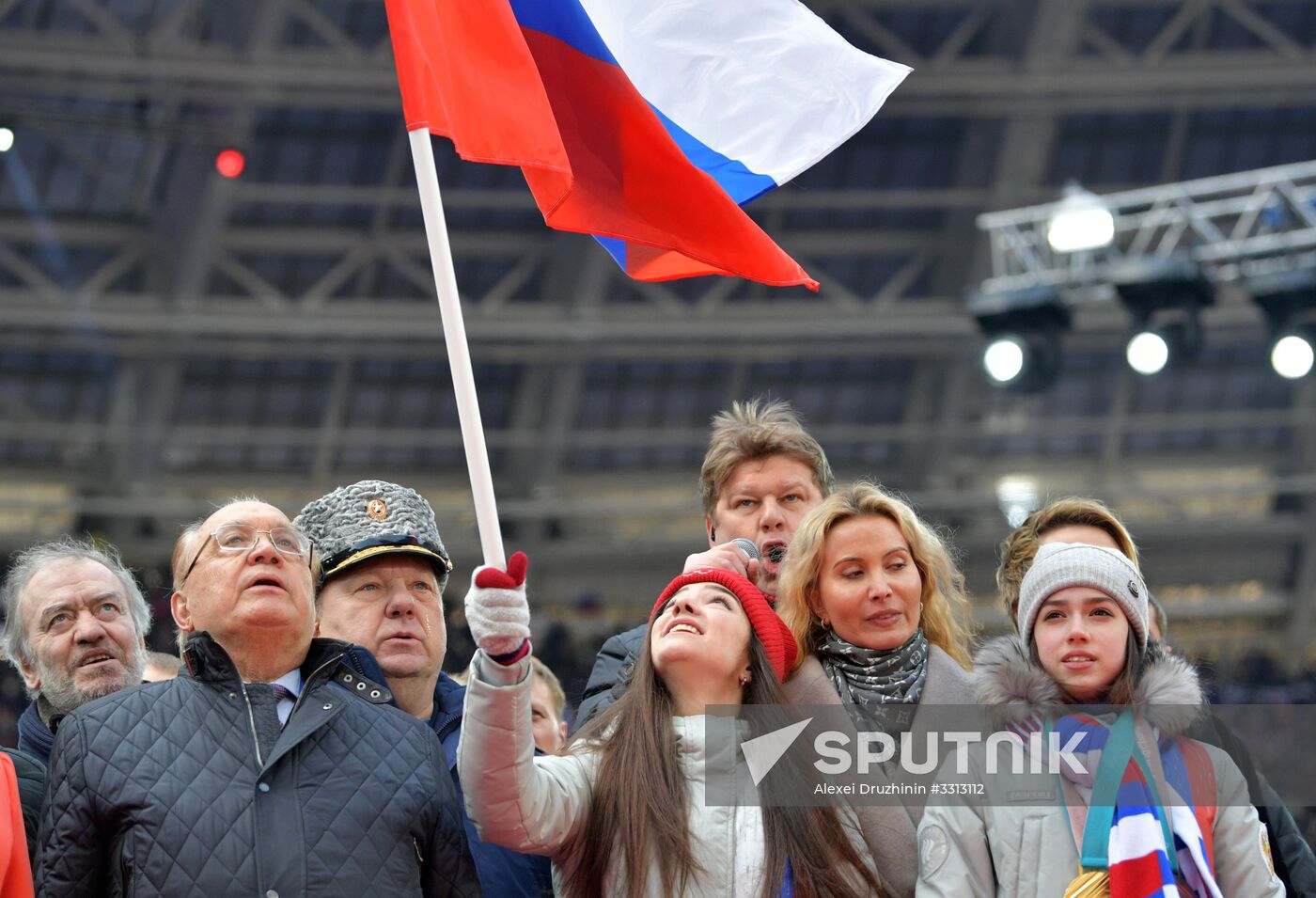 Rally in support of Vladimir Putin for president