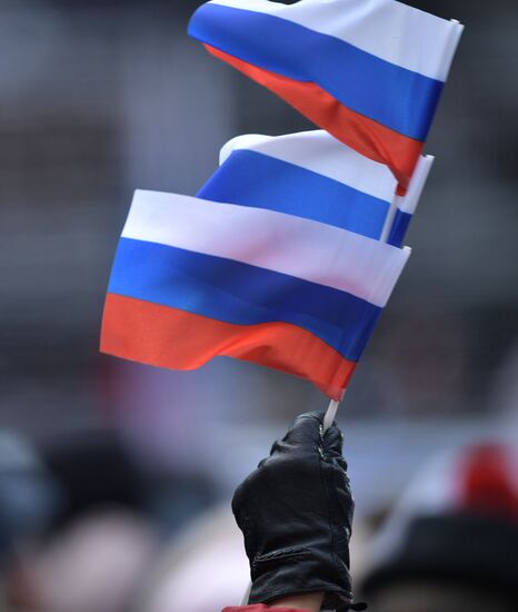 Rally in support of Vladimir Putin for president