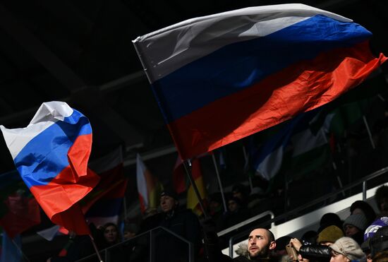 Rally in support of Vladimir Putin for president