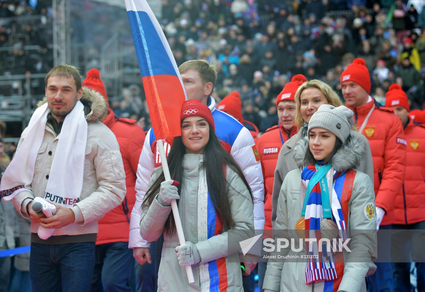 Rally in support of Vladimir Putin for president