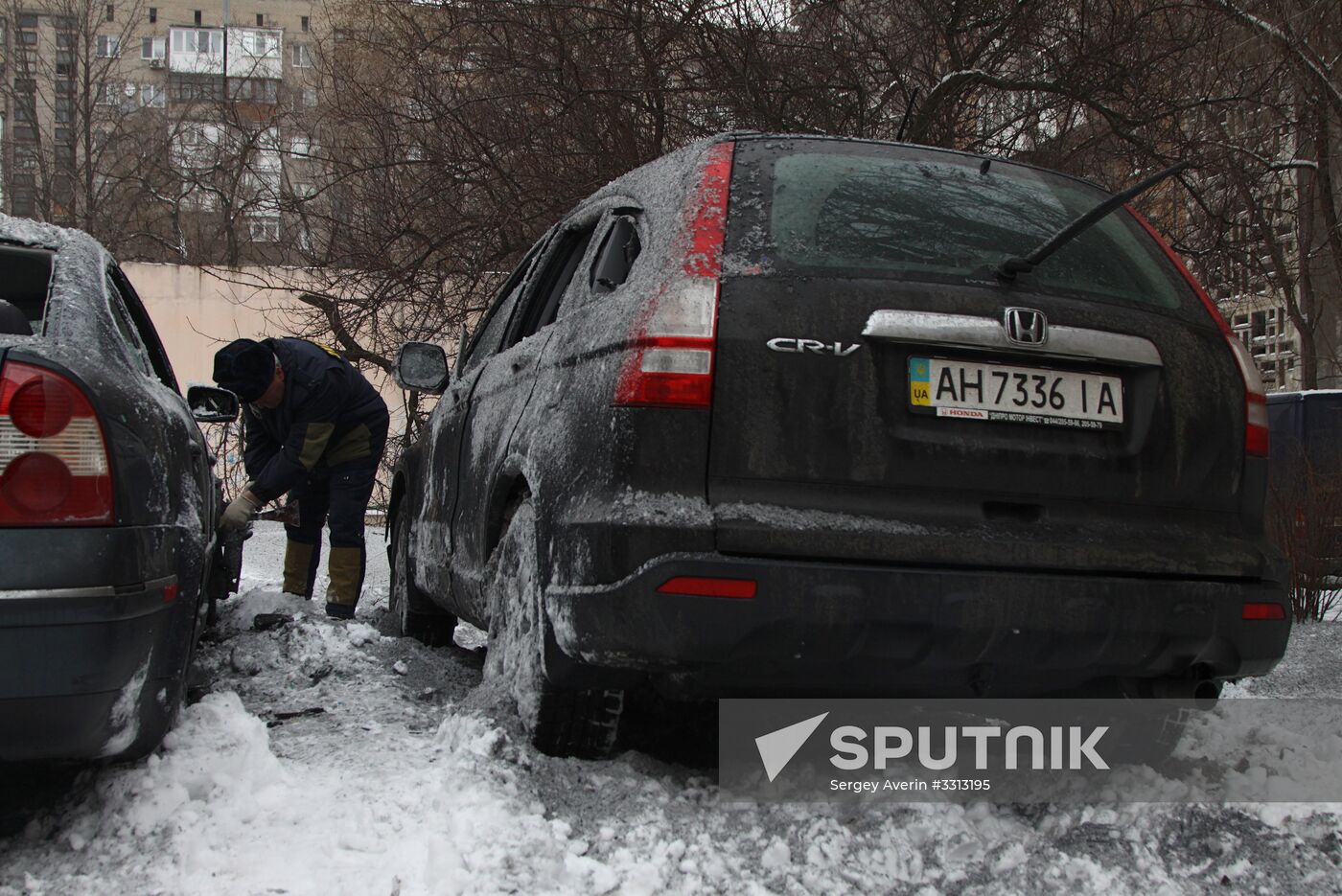 Blast takes place in central Donetsk