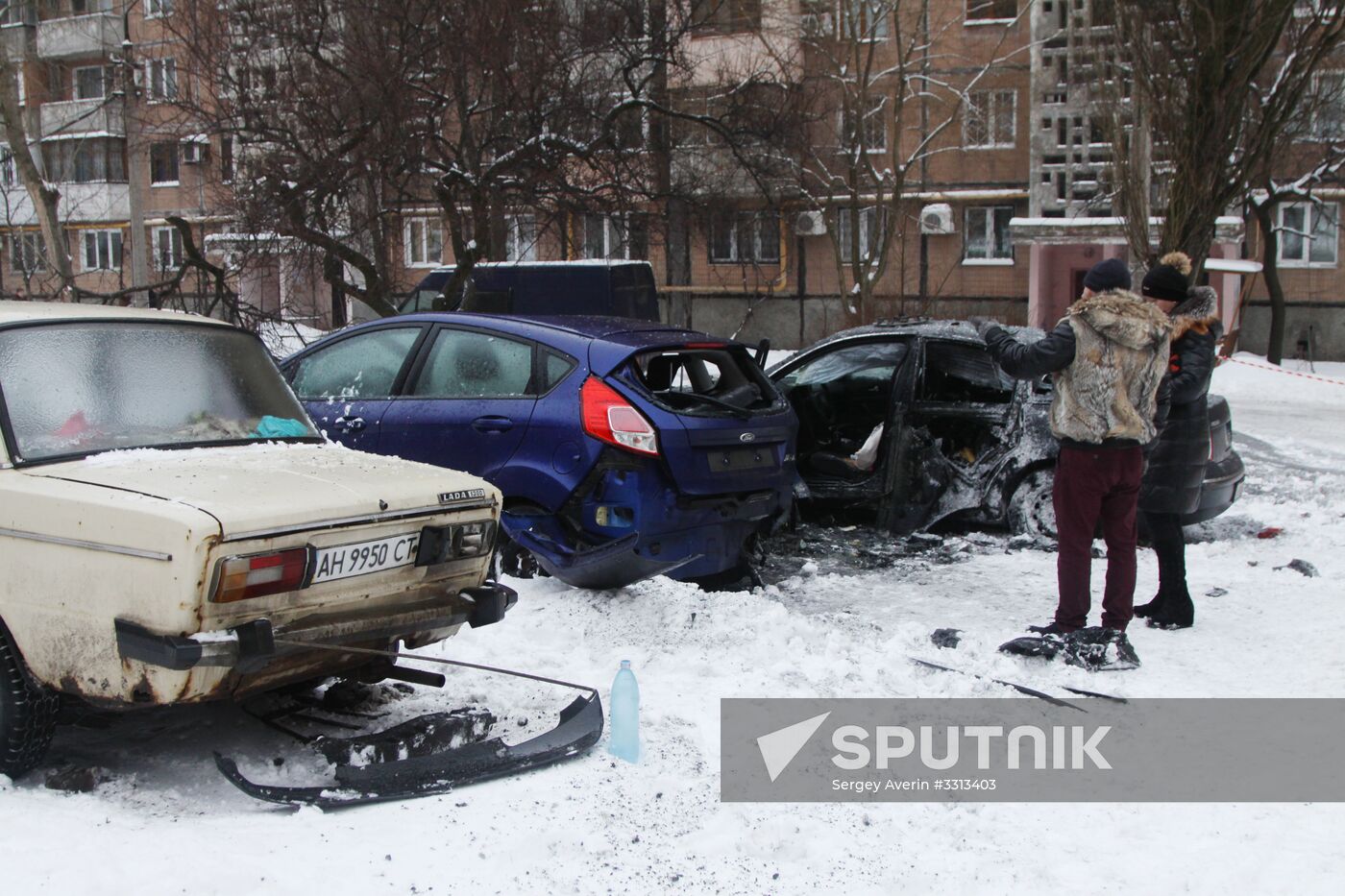 Blast takes place in central Donetsk